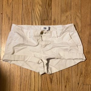 white old navy shorts
